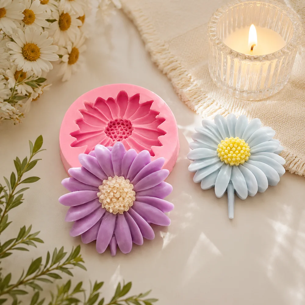 Flower Silicone Candle Silicon - Resin Craft Ideas recension och pris