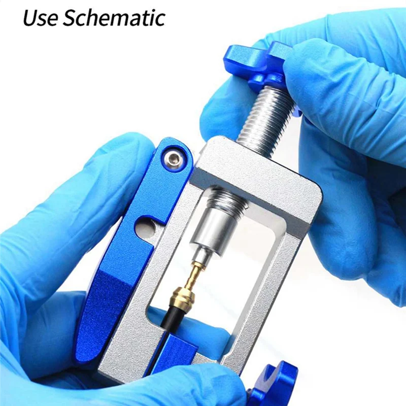 

2 In 1 Bike Hydraulic Disc Brake Oil Needle Tools Driver Cable Pliers Olive Connector Insert BH59 BH90 Install Press Durable A