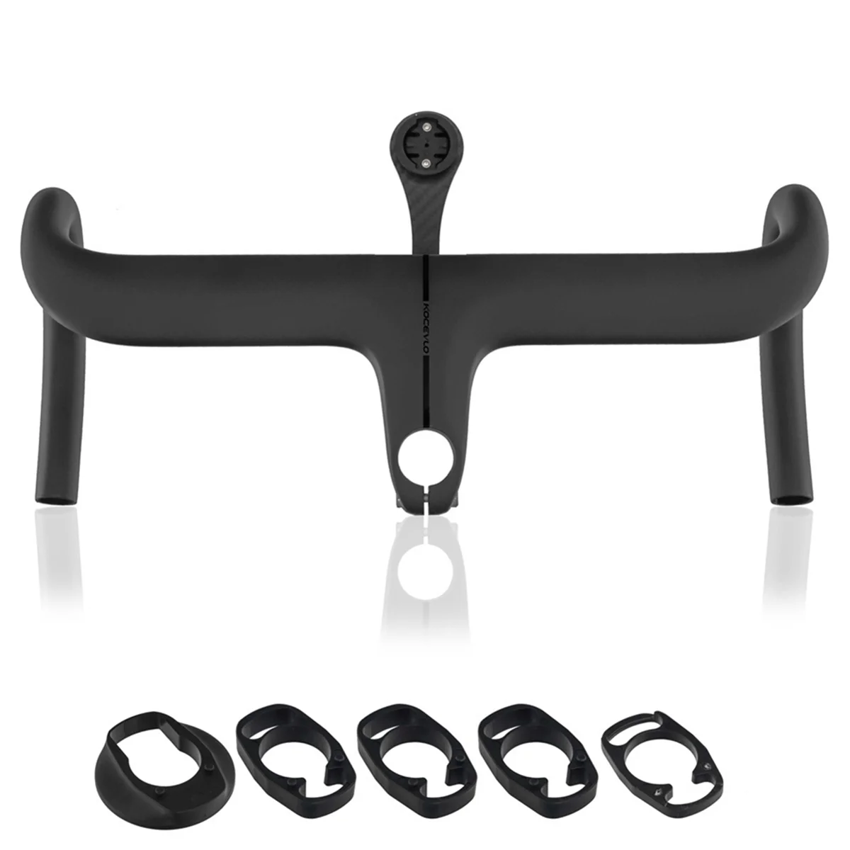 Bicycle Integrated Handlebar Mountain Bike Carbon Fiber Computer Stand Mount Bracket Bicycle Parts 420 X 110mm