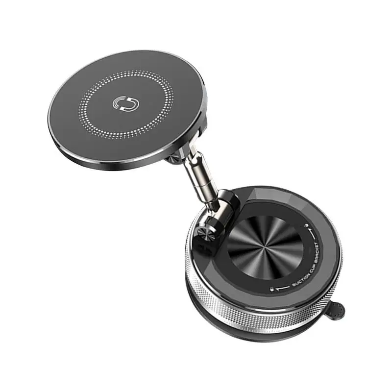 

Suction Magnetic Phone Holder Vacuum Magnetic Cell Phone Holder 360 Rotatable Foldable Bracket Mobile Stand Car Accessories For
