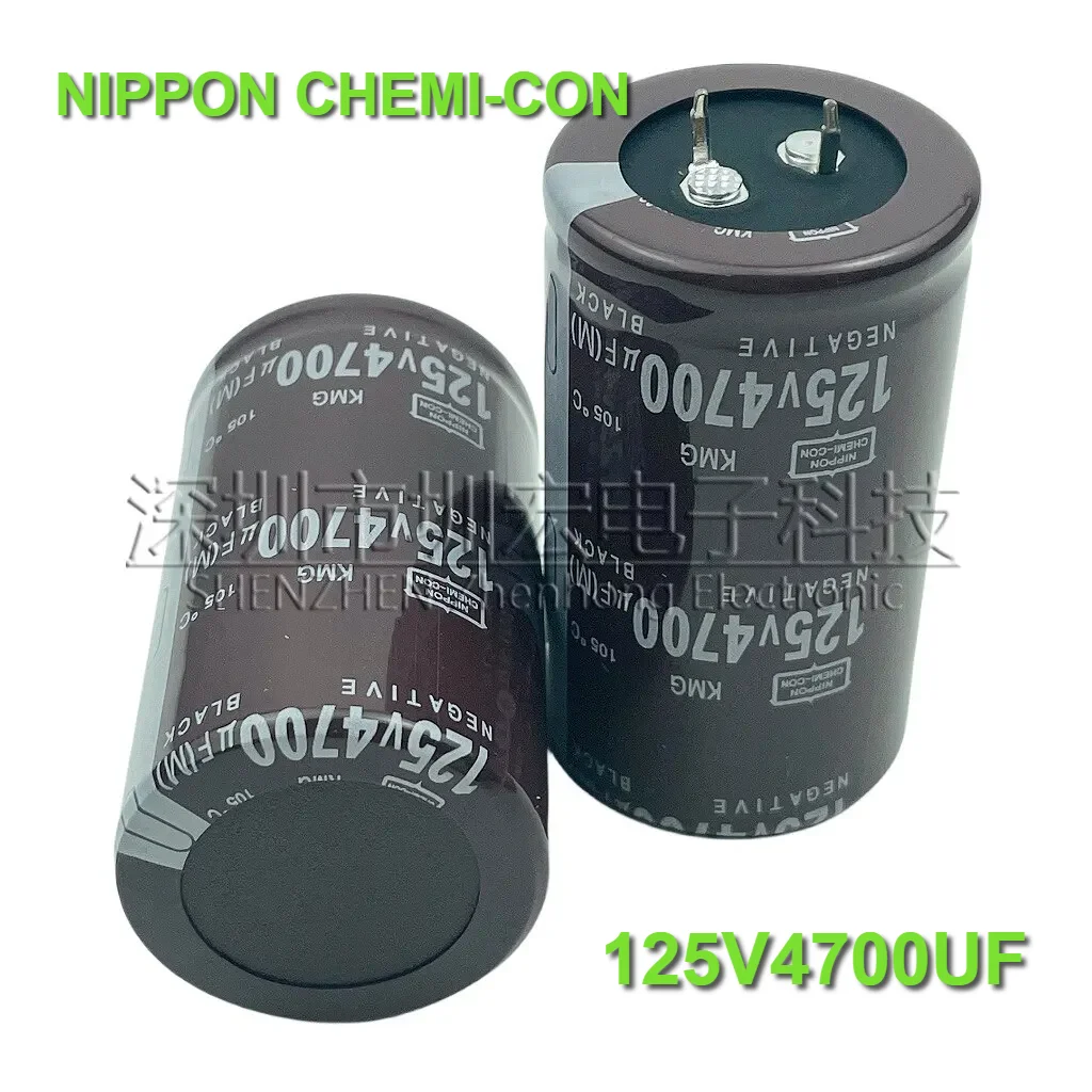 10-1pcs 125V4700UF 30*50MM Imported NIPPON CHEMI-CON Brand New Original 125V 4700uf 35*60 Aluminum Electrolytic Capacitor