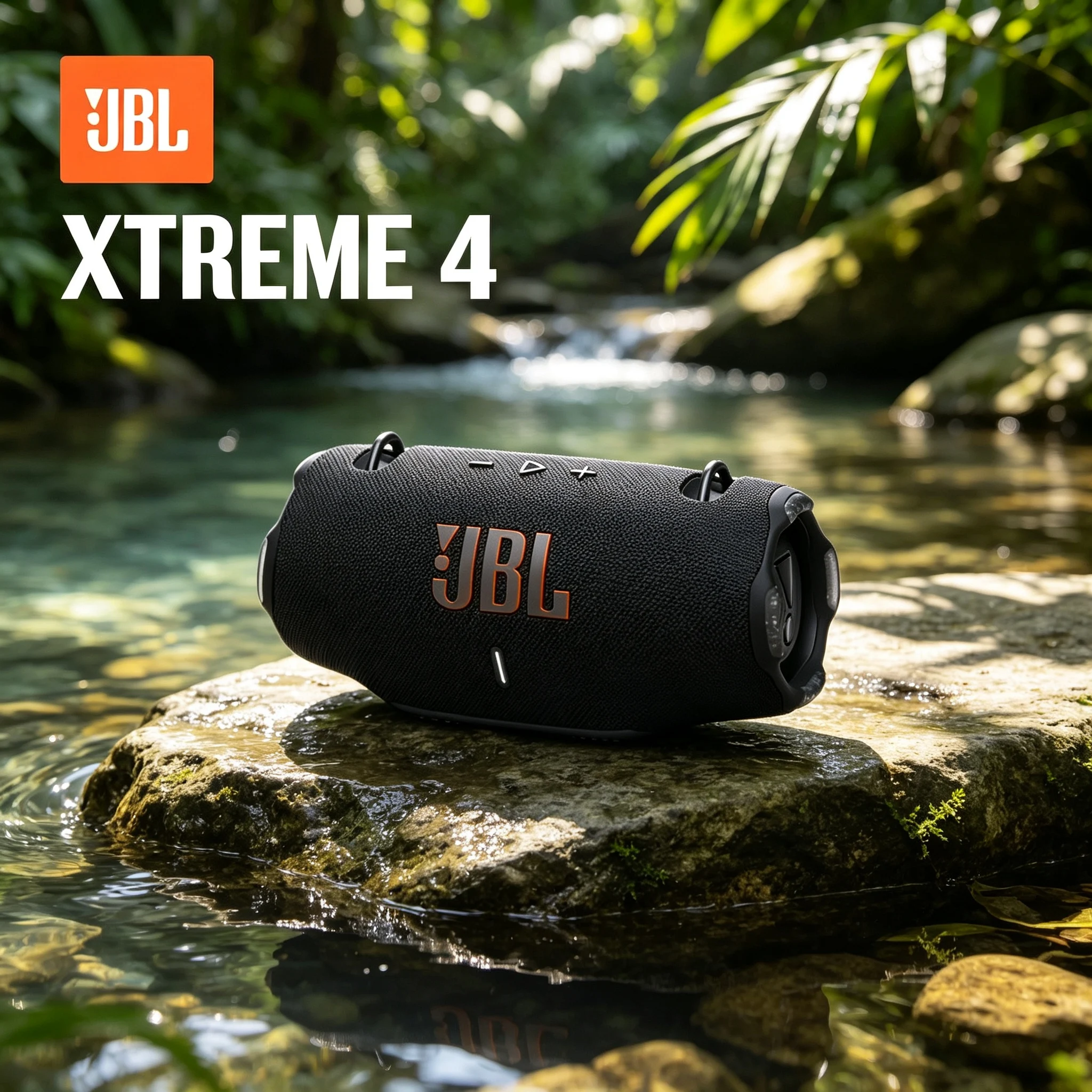 JBL Xtreme 4 Large Outdoor Bluetooth Speaker, AI Sound Boost, IP67 Rated, Punchy Bass, Stable Link for Poolside Backyard Events