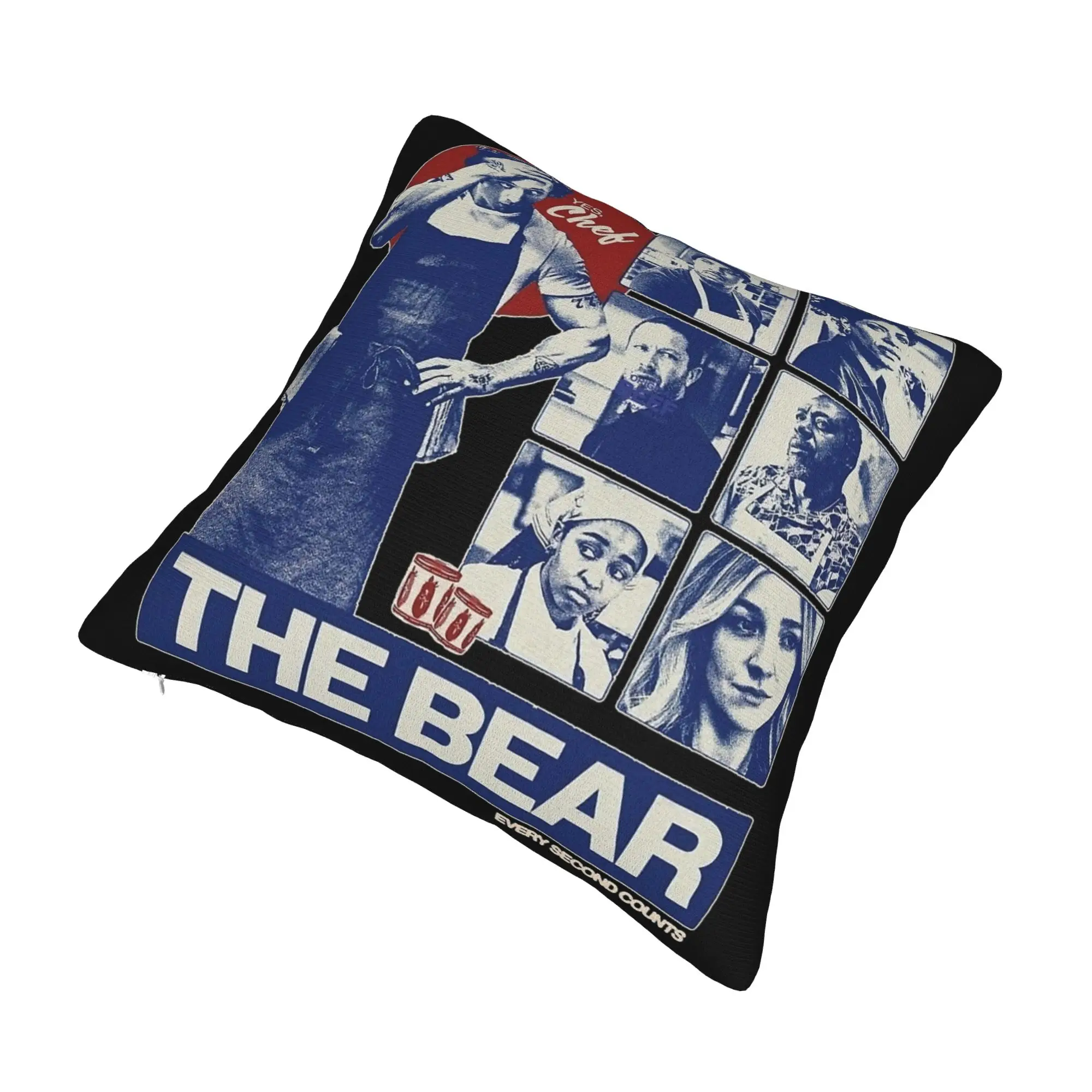 Carmy The Bear Tv Show Pillowcase Printing Polyester Cushion Cover Decorative  Throw Pillow Case Cover Home Square 40*40cm