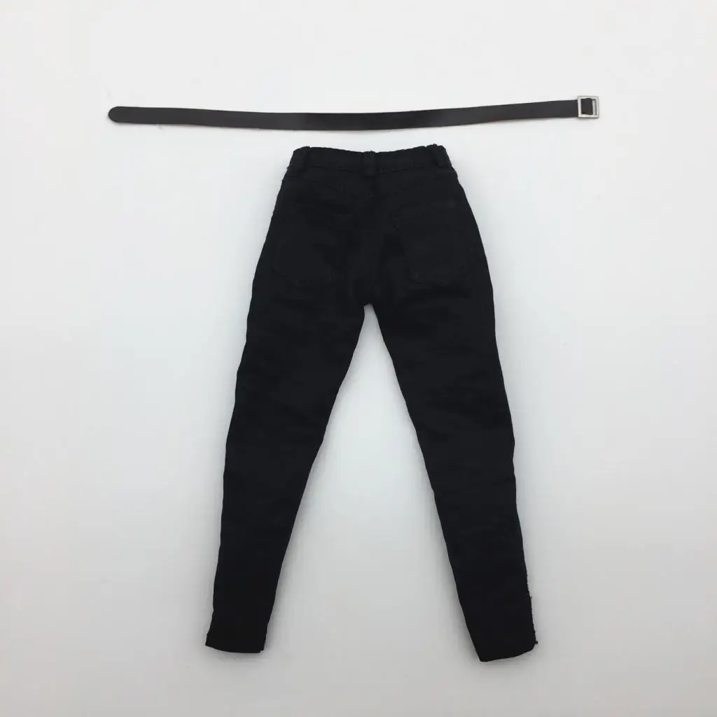 

1/6 BJD Clothes Black Pants for Male Figure Outfit Action Doll Garment for 12 Inch Figure