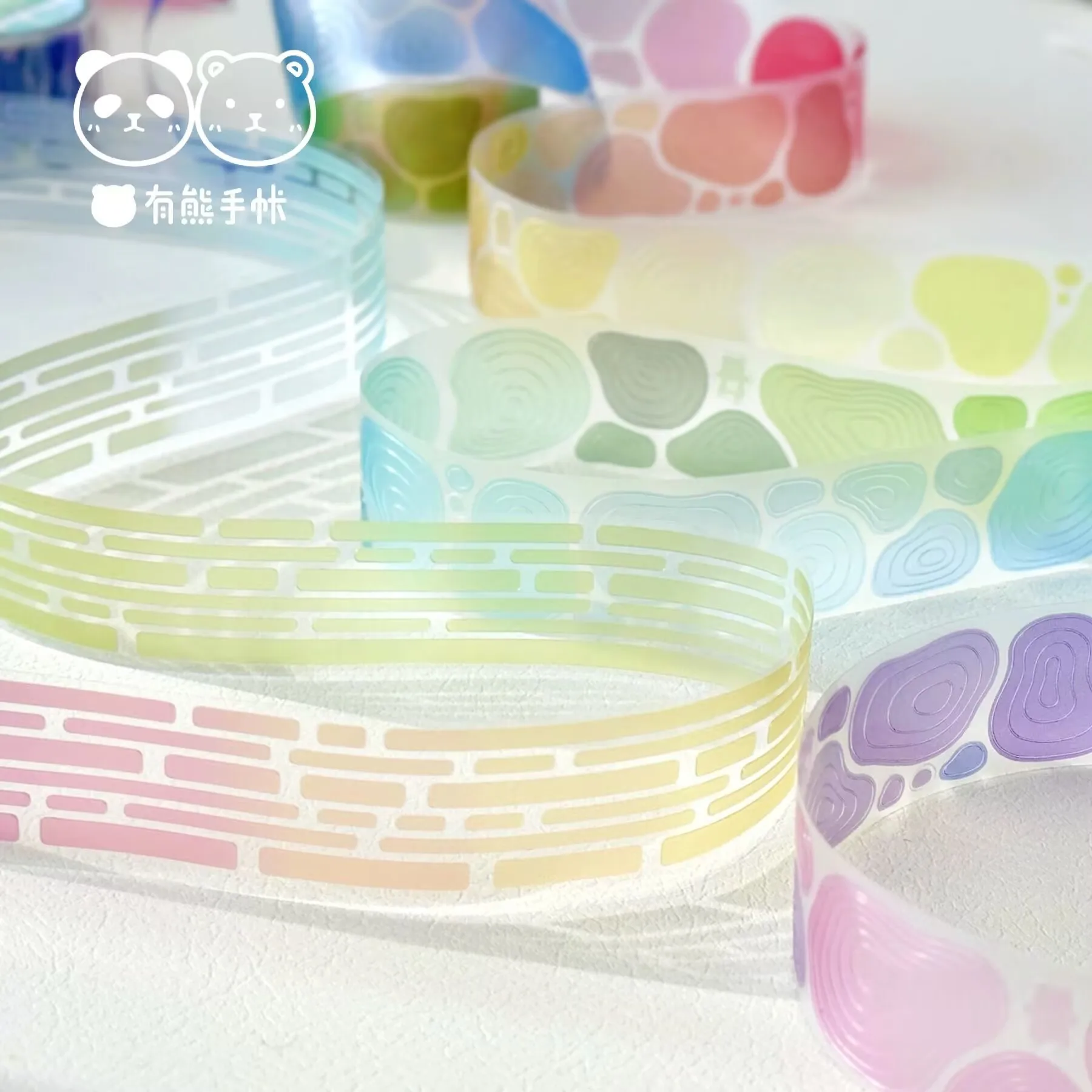 

EverEin Studio винтажная милая красочная пузырьковая линия васи ПЭТ лента для изготовления карт DIY план для скрапбукинга декоративная наклейка