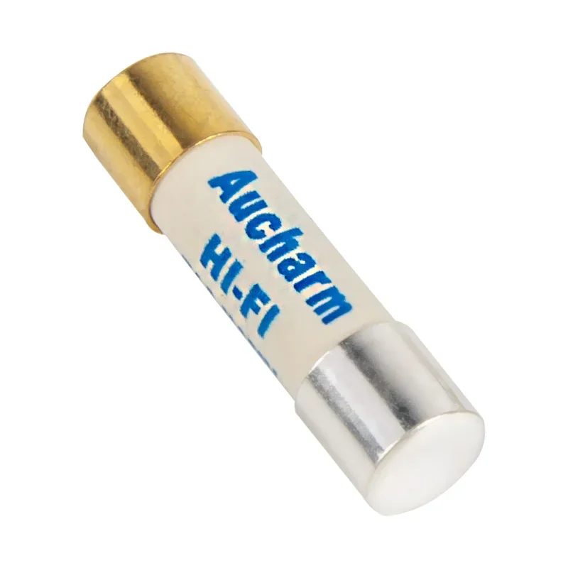 ใหม่ LHY เสียงละลายช้าเงินสเตอร์ลิง Gold-Plated ฟิวส์ Aucharm HIFI ฟิวส์ CD เครื่องขยายเสียง AMP เสียง 5x20MM
