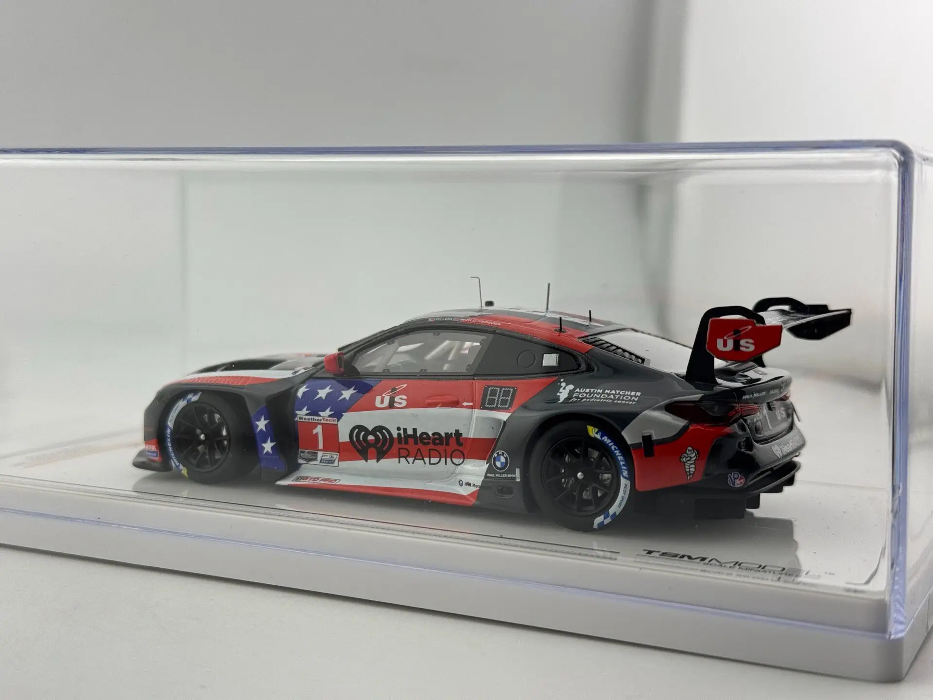 No Color Box TSM 1/43 Scale BMW M4 GT3 #1 Car Model view 5