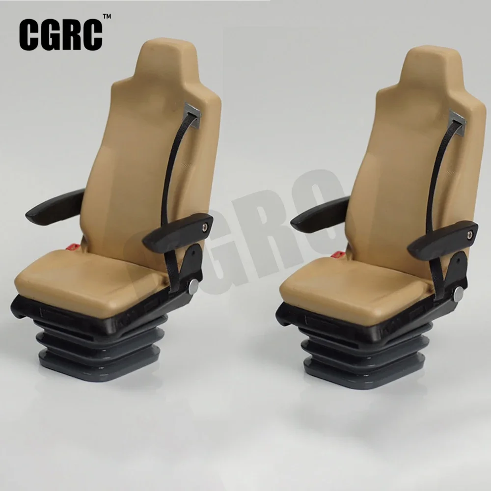 

2 Pcs Model Simulation Drive Seat for 1/14 Tamiya RC Truck MAN TGX TGX540 56325 LESU Scania Actros