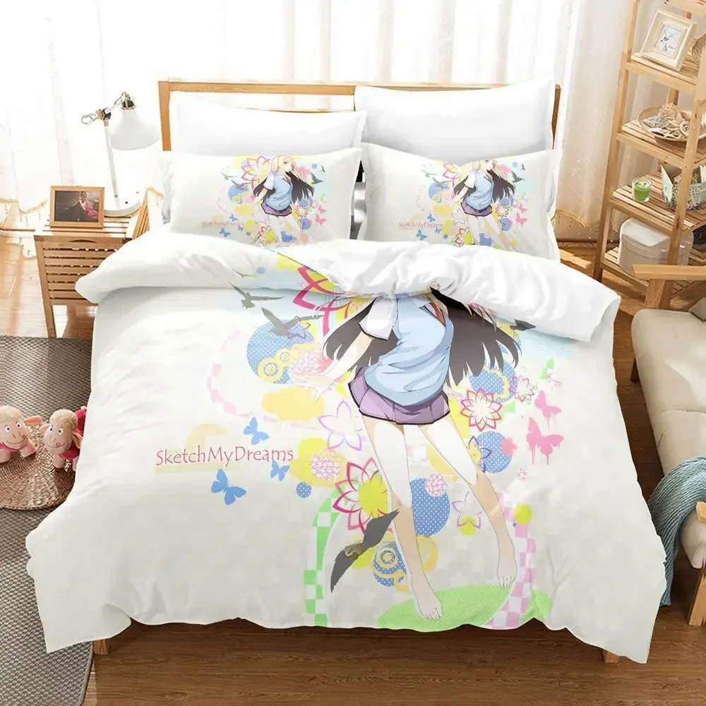 

3d Print Anime The Pet Girl of Sakurasou Bedding Set Single Twin Full Queen King Size Bed Set Adult Kid Bedroom Duvet cover Sets