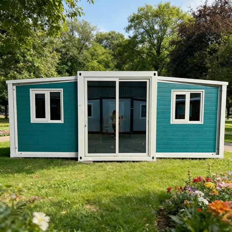 Movable Container House Customized Mobile Expandable Prefab House Fold out Container House Flexible Placement For Garden Use