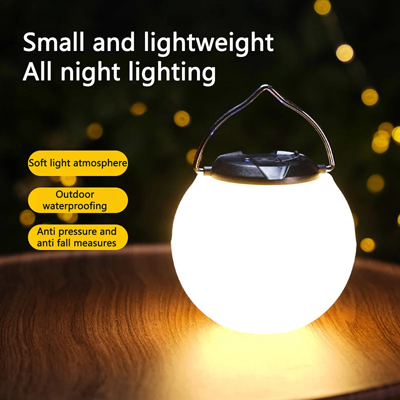 

1PC Outdoor LED Camping Lantern 1200mA USB Rechargeable Night Light Portable Emergency Light For Camping Fishing Tent Road Trip