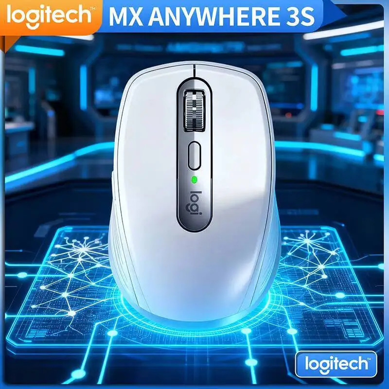 

High-Performance MX Anywhere 3S - 8K DPI, Hyper-Scroll, Silent Click, Perfect for Flower Inventory & Studio Desk Station