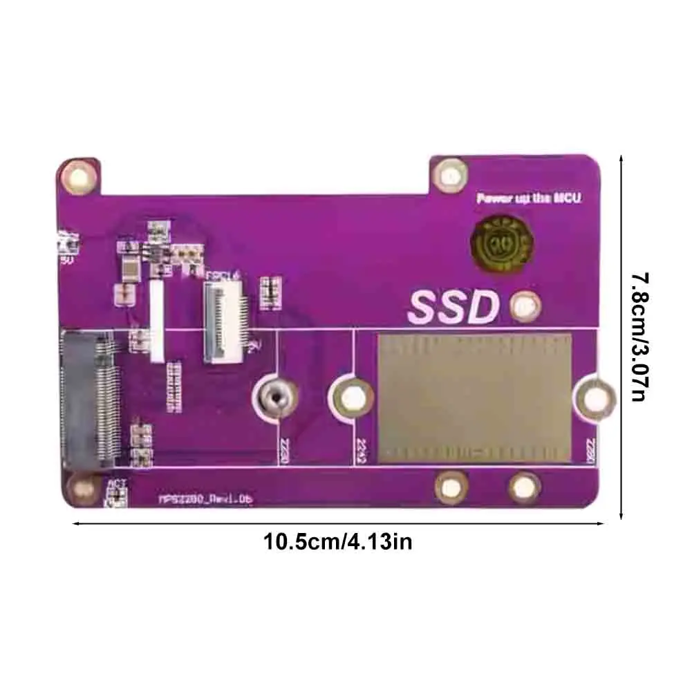 PCIE M.2 NVME 2280 2230 2242 Gen3 SSD czapka do Raspberry Pi 5 PCIe do M.2 NVMe SSD dysk półprzewodnikowy wsparcie M.2 2230/2242/2280