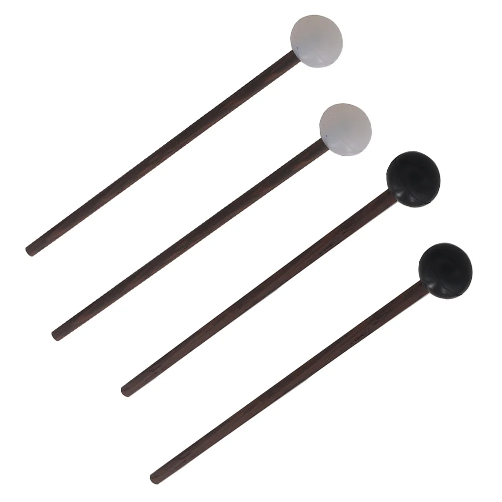 

2 Pairs Musical Instruments Ethereal Drum Sticks Mallet for Kids Supply Steel Tongue Plate Accessories Percussion Child