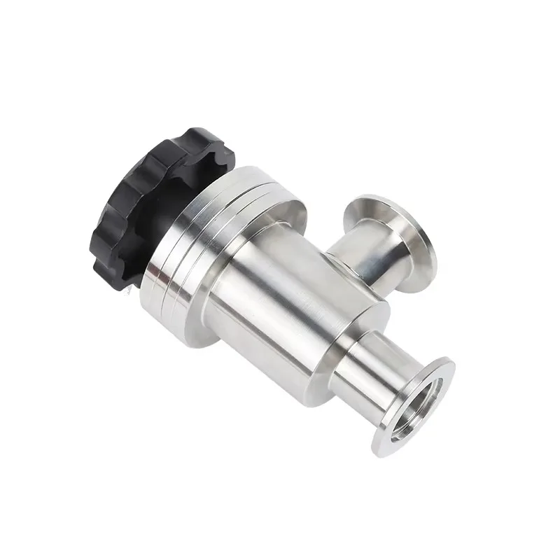 高品質手動真空L型アングルバルブNW/KF密閉フラッパーSS304/SS316Lクランプフラッパー各種アングルバルブ継手