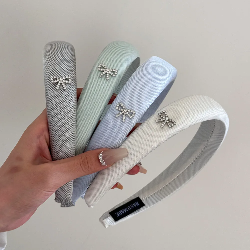اكسسوارات للنساء فتاة رباط شعر scrunchies عقال الكورية خمر حجر الراين شعبية الرائدة موضة الأطواق الكبار kpop جديد