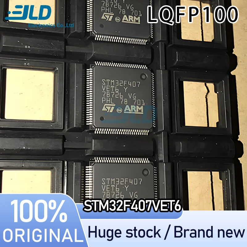 

(3-10piece) 100% New STM32F407VET6 LQFP100 Chipset Professional one-stop ordering Adequate stock Chip Electronics