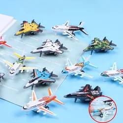 Kids  Model Toys Aircraft Diecast Alloy  Air Airlines Airplane Aviation Alloy Plane Boy Fighter Simulation Mini Plane Gift