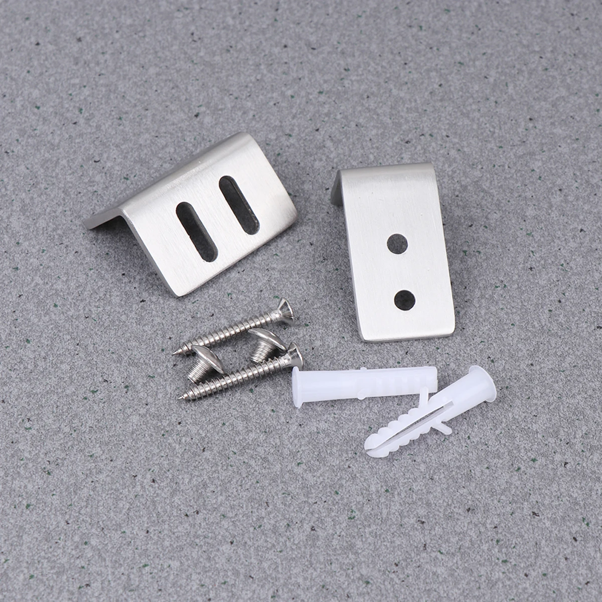 

Sliding Barn Door Hardware Durable Plastic Floor Guide Width Adjustable Door Stopper Ground Mount Modern Style DIY
