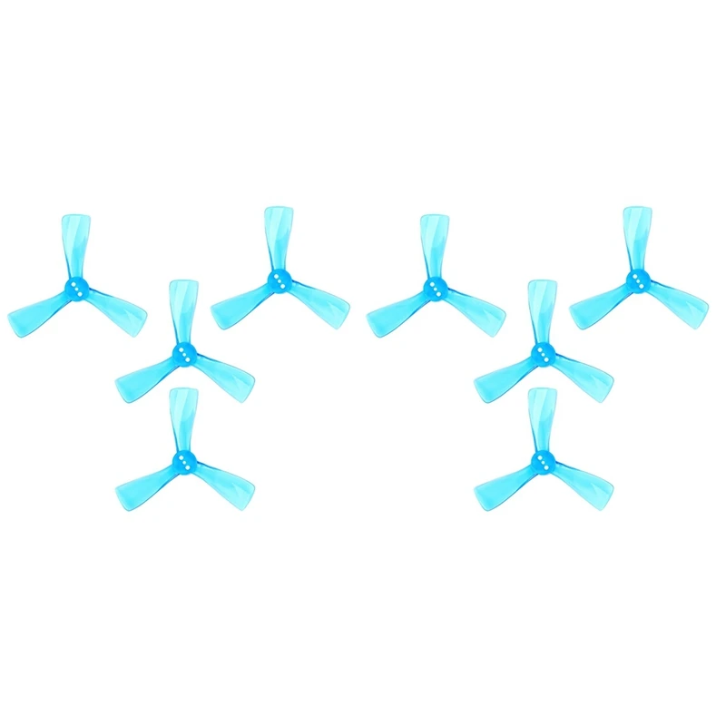 

4 пары для Nazgul Cine 2525 2,5 дюйма три лопасти/3 Лопасти пропеллер Prop CW CCW для FPV Protek25 часть дрона-синий