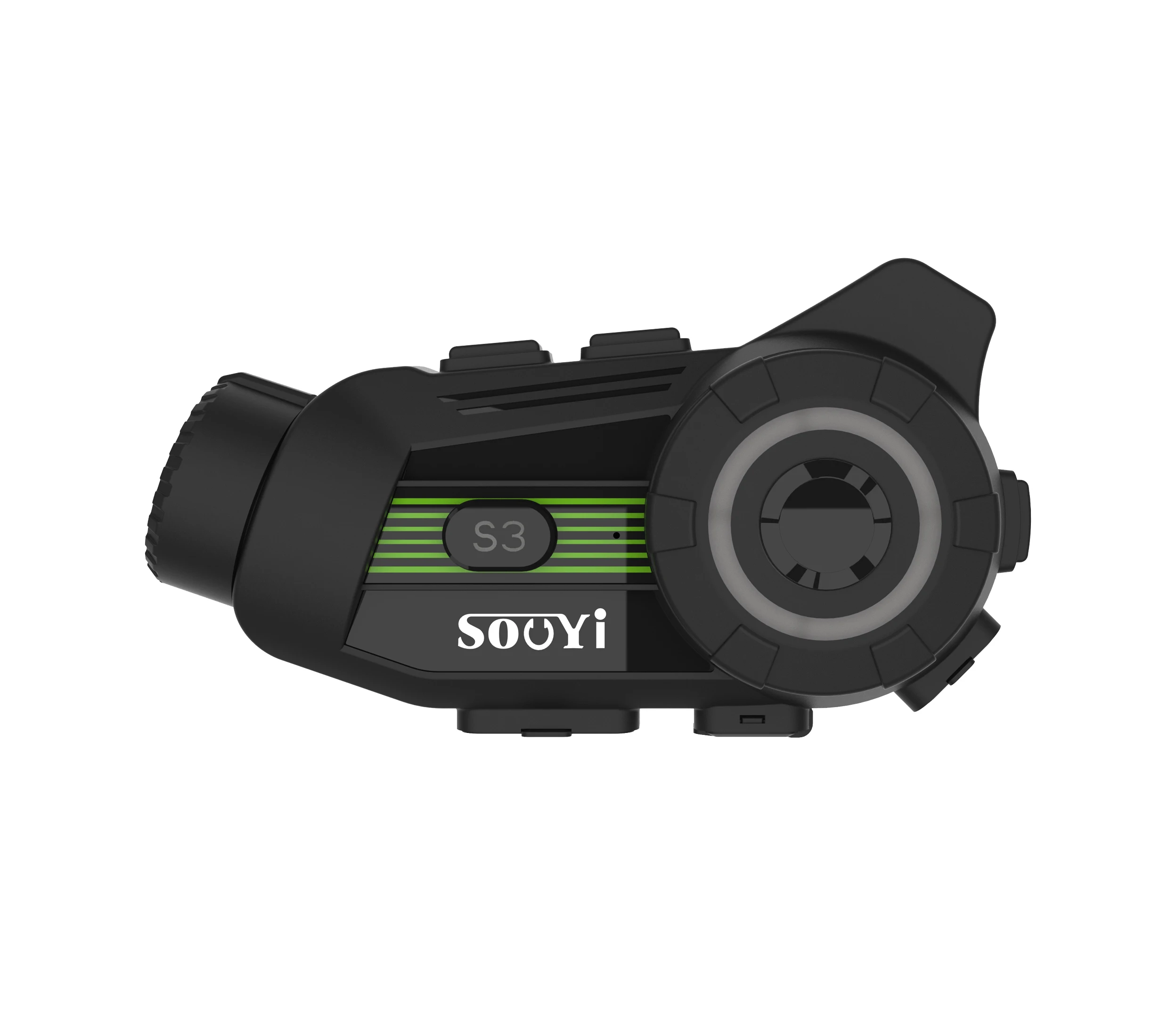 

SOUYI Factory 2K Camera Motorcycle Recorder Fast Charging 2-rider Intercom Headset Bluetooth OEM Helmet Recorder Earset