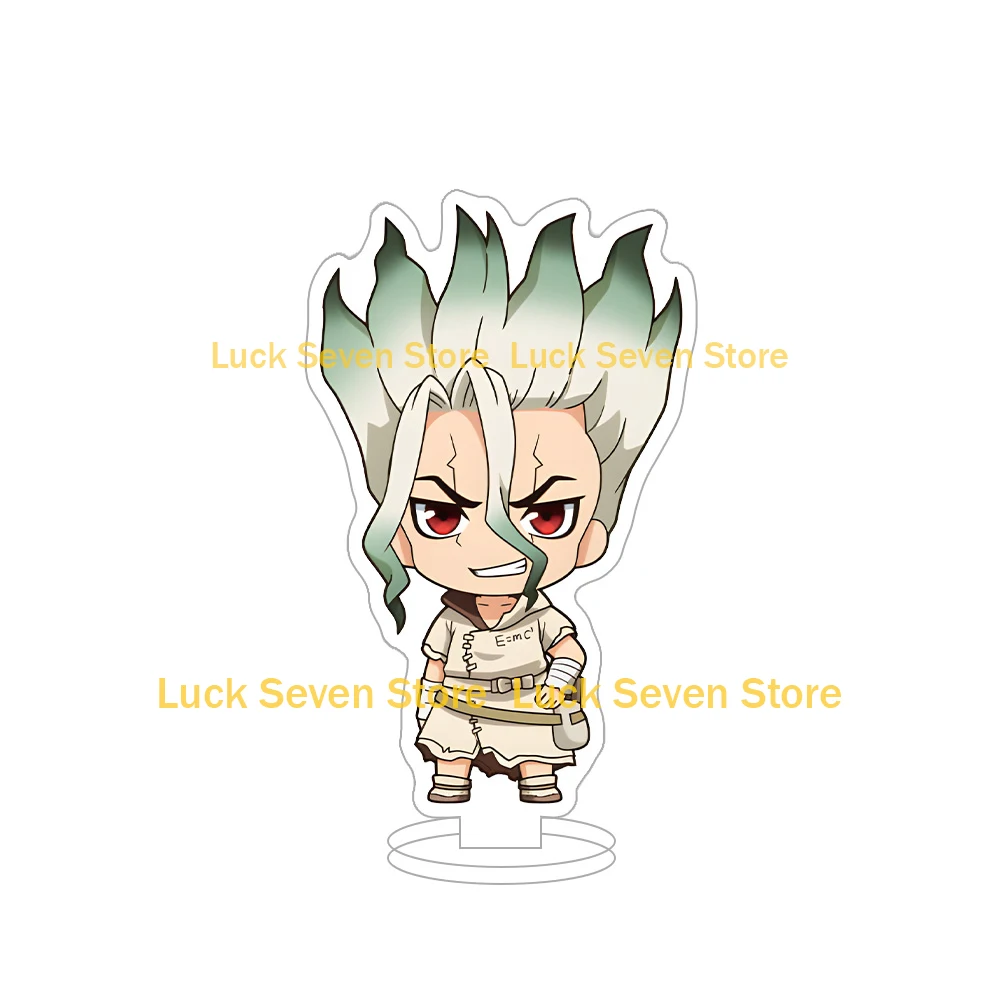 TV Anime Dr.STONE character Gen Asagiri Suika Ginro Kinro Chrome Senku Ishigami Ryusui Nanami Small Acrylic stand desk ornament