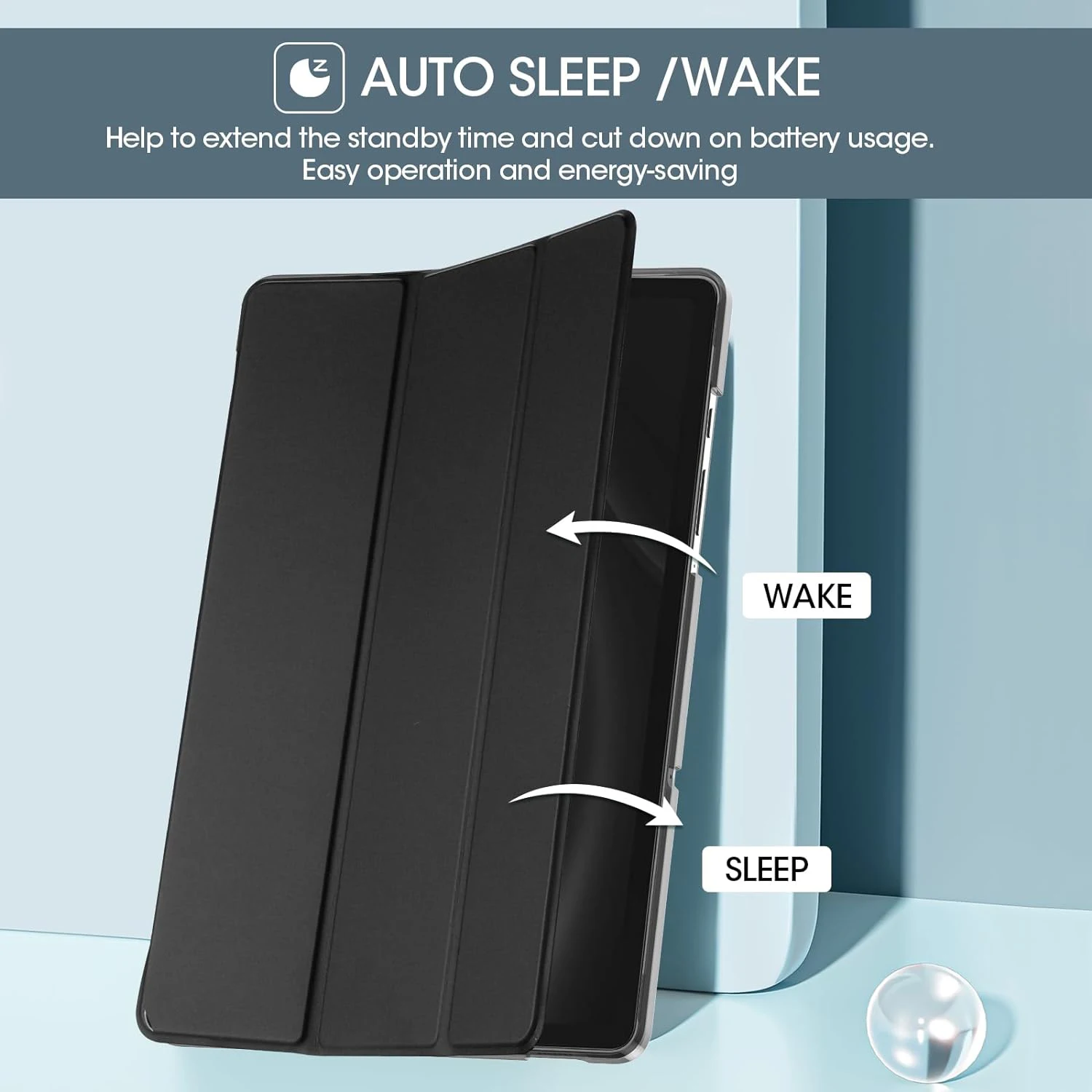 Für Samsung Galaxy Tab A 10,1 ''2019 Flip Tri-fold Stand Abdeckung Für SM-T510 SM-T515 PU Leder Start Fall schutzhülle