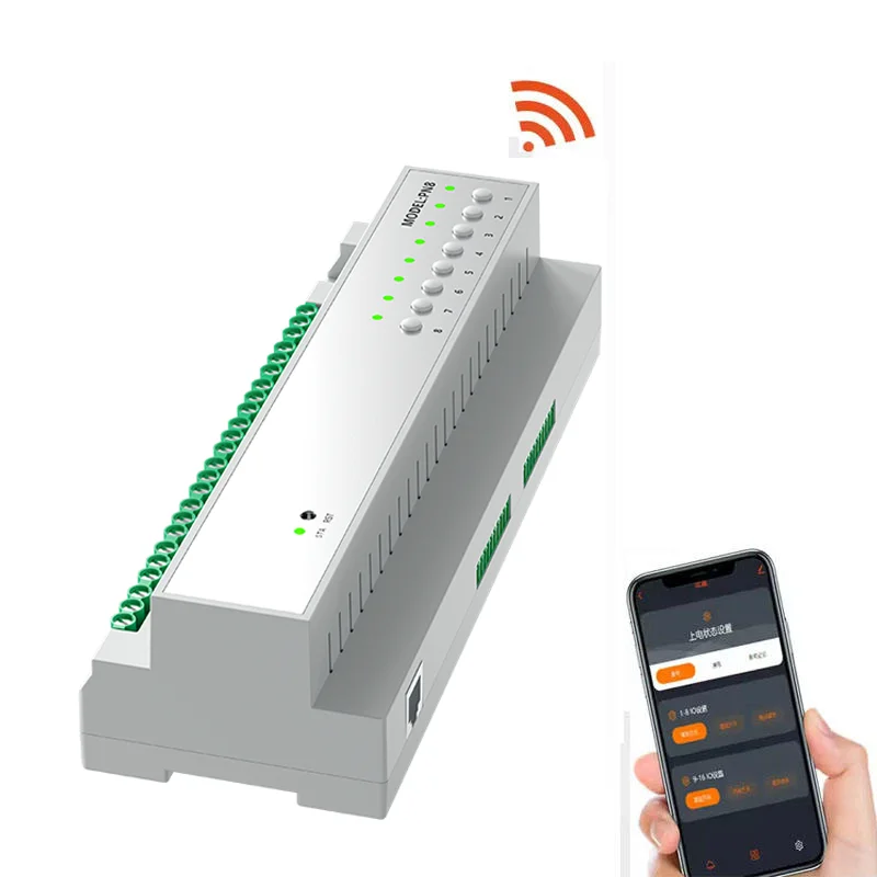 Tuya 8CH 50A Zigbee 3.0 High Power Controller Smart Home Module Alexa Voice Control