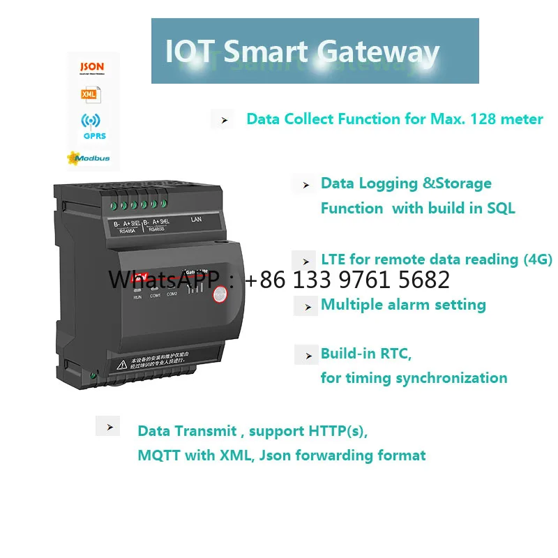 2025 حار SaleDIN السكك الحديدية 2022 حل النظام التجريبي بوابة ذكية إيثرنت 4G Xgate 6-lite RS485 تاريخ قوي