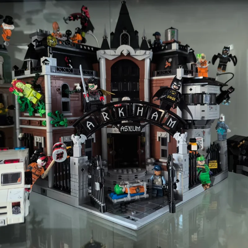 2953 stücke Modulare Arkham Modell Bausteine Ziegel Krankenhaus Architektur Zusammengebaut Diy Kreative Spielzeug Für Kinder Geschenke Dekoration