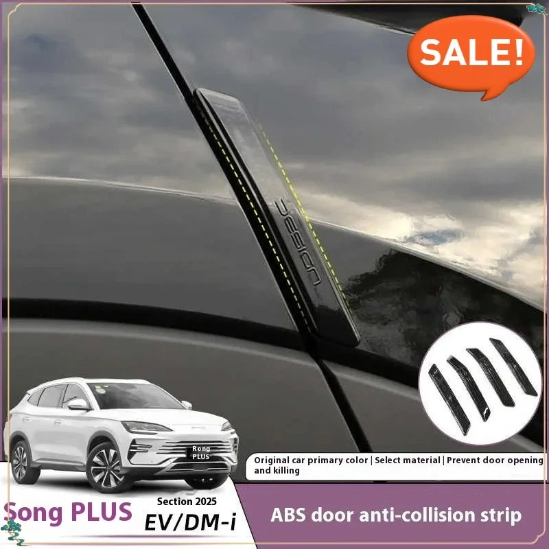 Pour BYD Song Plus DMI EV joint U Sealion 6 voiture porte pare-chocs garde Anti-Collision bande de protection autocollant EV voiture accessoires
