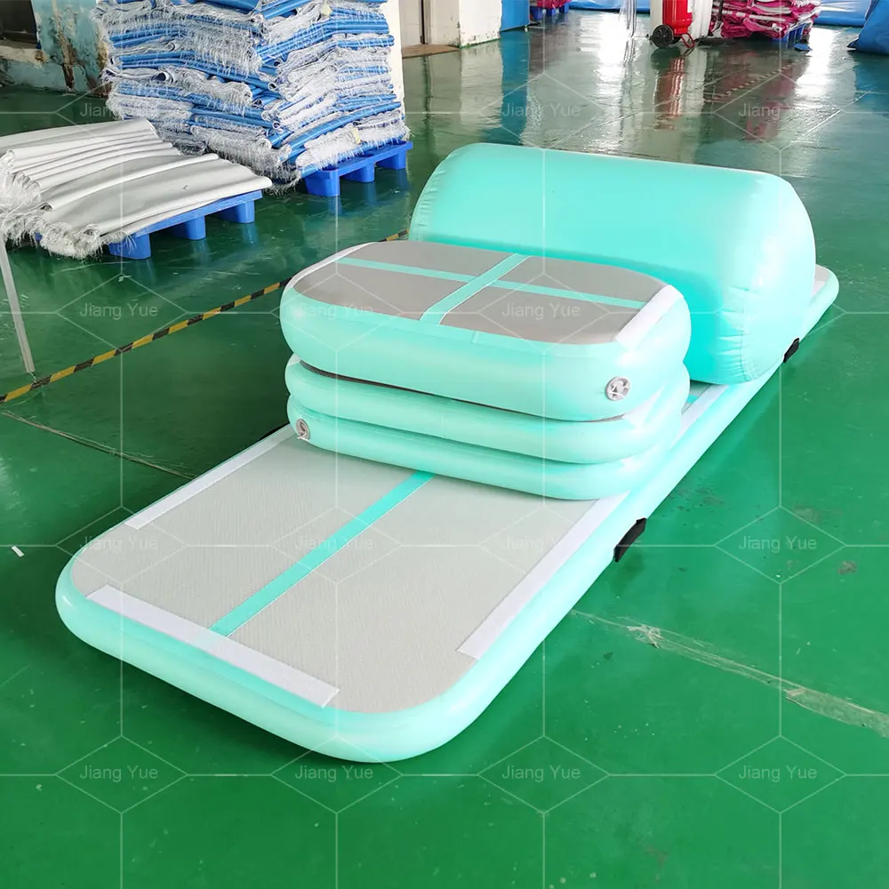 

Tumbling Gymnastics Airtrack 3m Inflatable Gymnastics Mat Set For Home Or Training