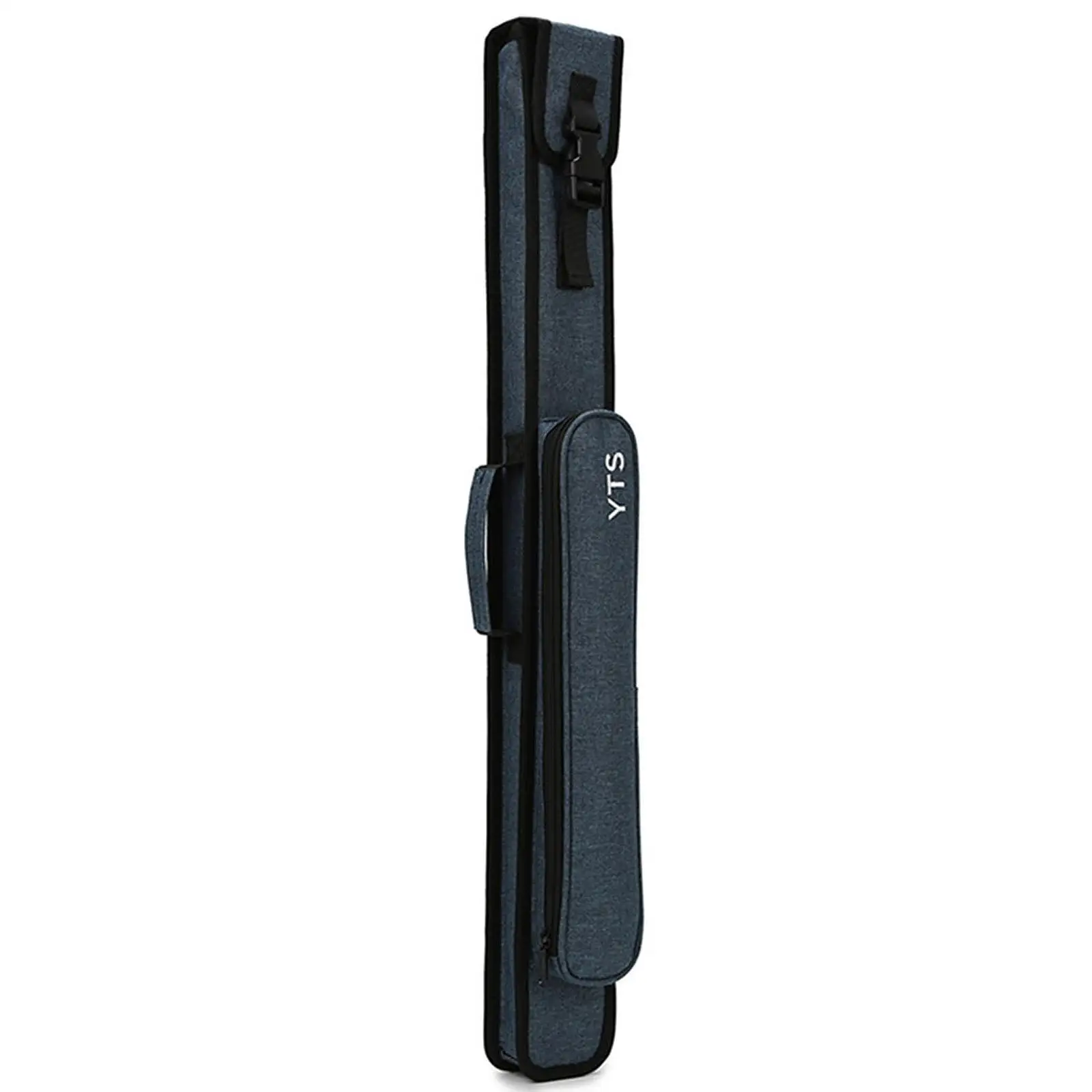 Sports Billiard Equipment Pool Cue Bag Hard Cue Stick Carrying Pouch for 1/2 Cue Snooker Practice and Travel Use