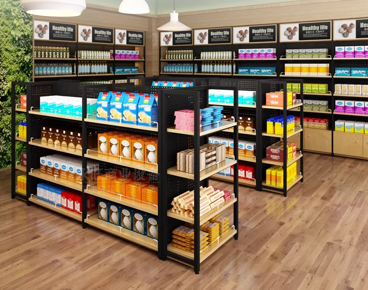 Supermarket convenience store snack display shelves, mother and baby stores, stationery stores, tobacco and alcohol shelves