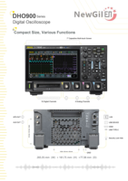 RIGOL DHO914 DHO914S DHO924 DHO924S 4 Channel 125MHz 250MHz Digital Oscilloscope 12 Bit 1.25GSa/Sec 50MPts Depth