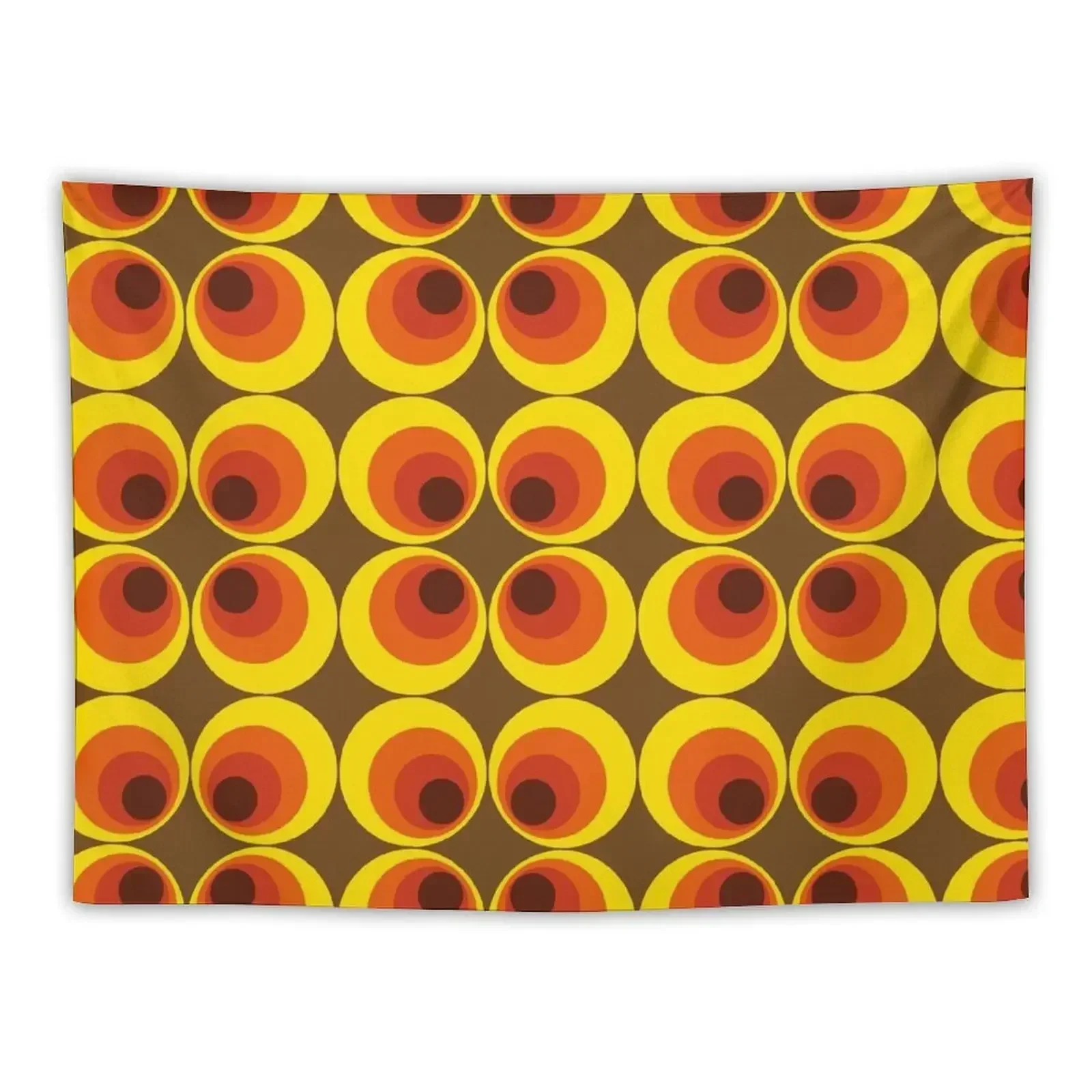 

70s, 80s funky vintage circle pattern Tapestry Room Decor Cute Decorative Wall Murals Outdoor Decoration Bedroom Deco Tapestry