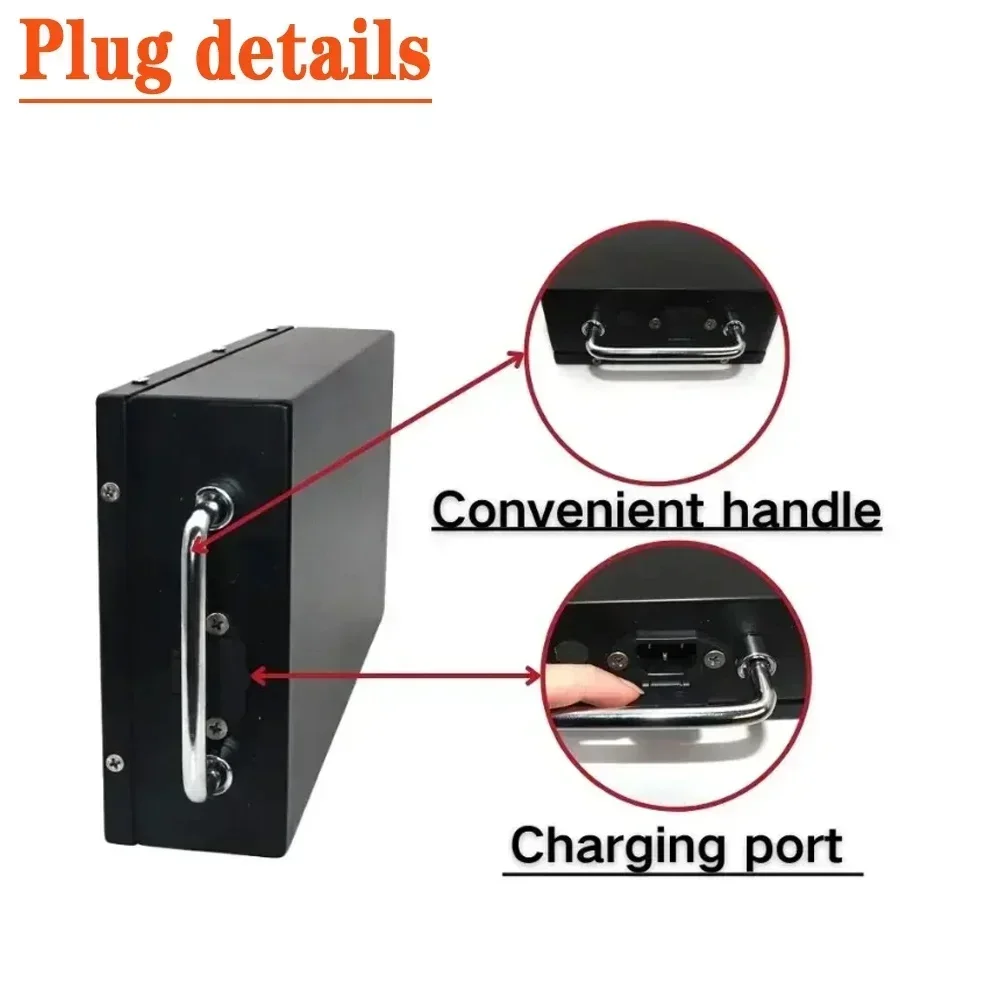 60V Electric Lithium Battery Waterproof 20AH-100AHFor Harley Citycoco Scooter and Bicycle 18650 Battery