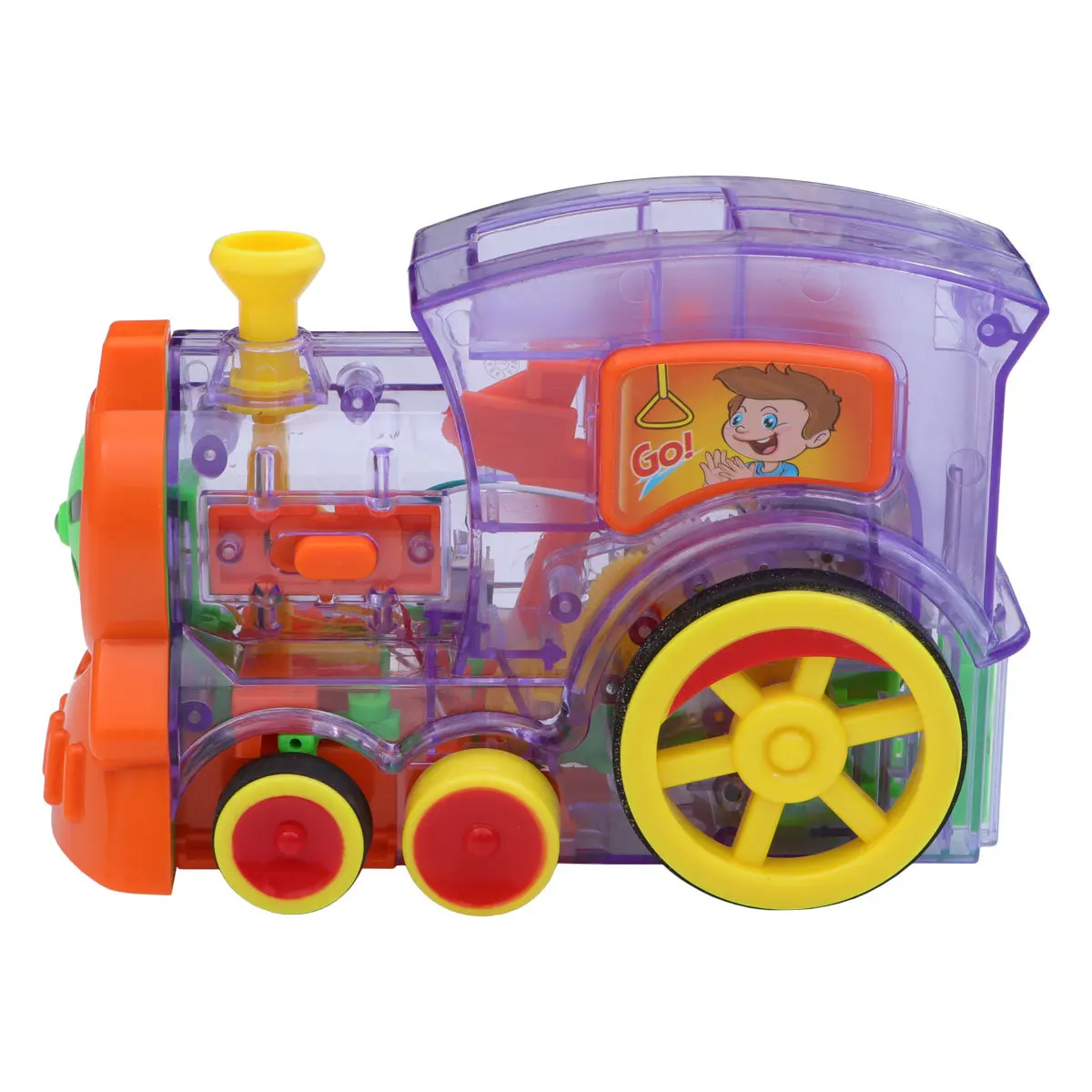 80 Uds. Tren de dominó eléctrico de madera para niños juego de equilibrio automático educativo Diy No Domino