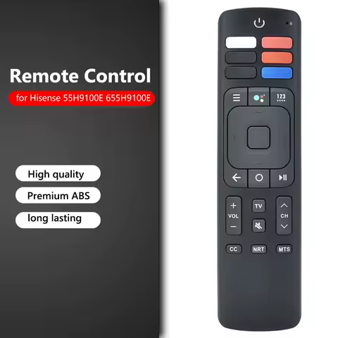 ERF3A69 ERF3169H ERF3B69 IR Remote Control with for Netflix Google Play Sling Button Remote Control for Hisense/Sharp Smart TV