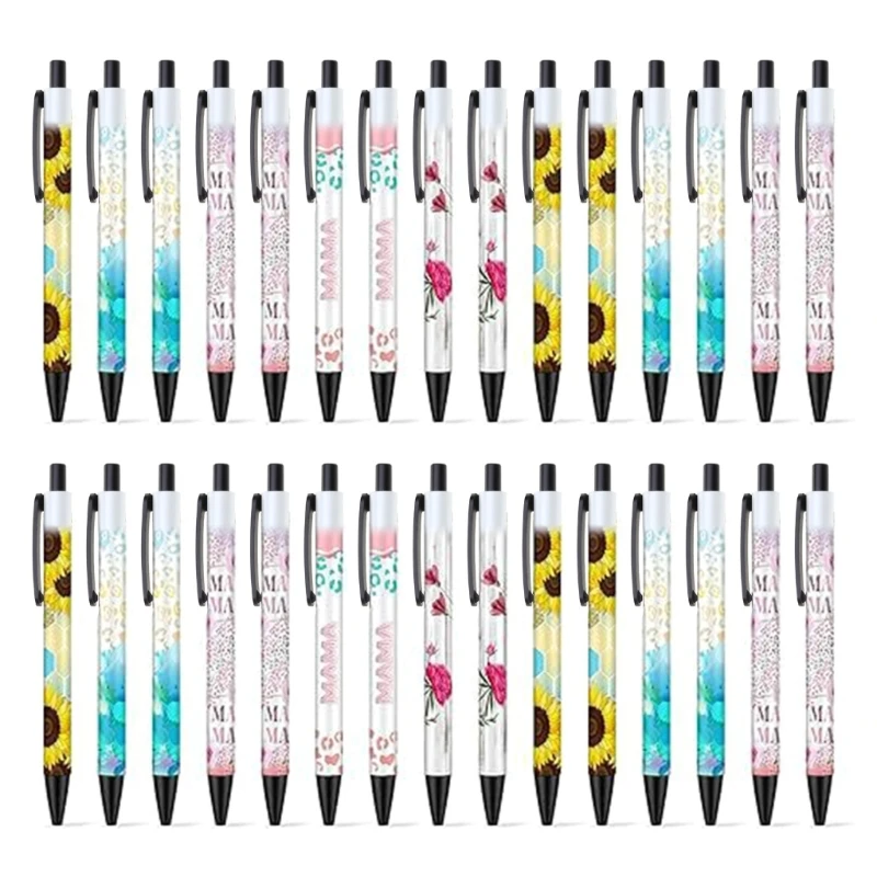 Retractable Ballpoint Pen with Shrink Films for Heat Transfer, Sublimation Pens