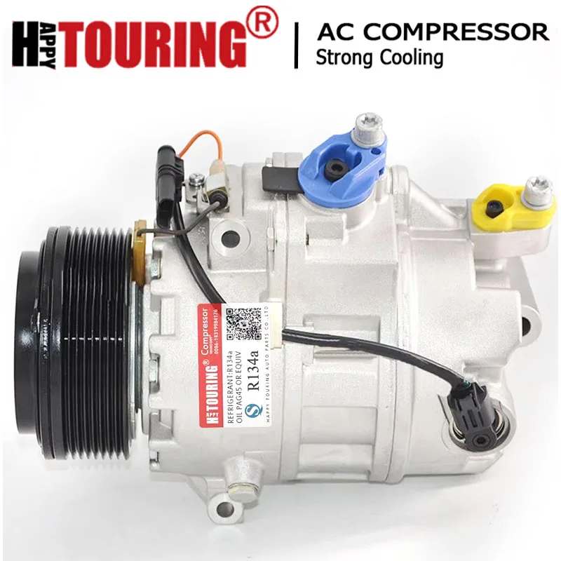 

CSE717 AC Compressor For BMW X6 E71 740i 740Li X6 F01 F02 64526983398 64529185147 64529185147-02 64529205096 64529195147 6513142
