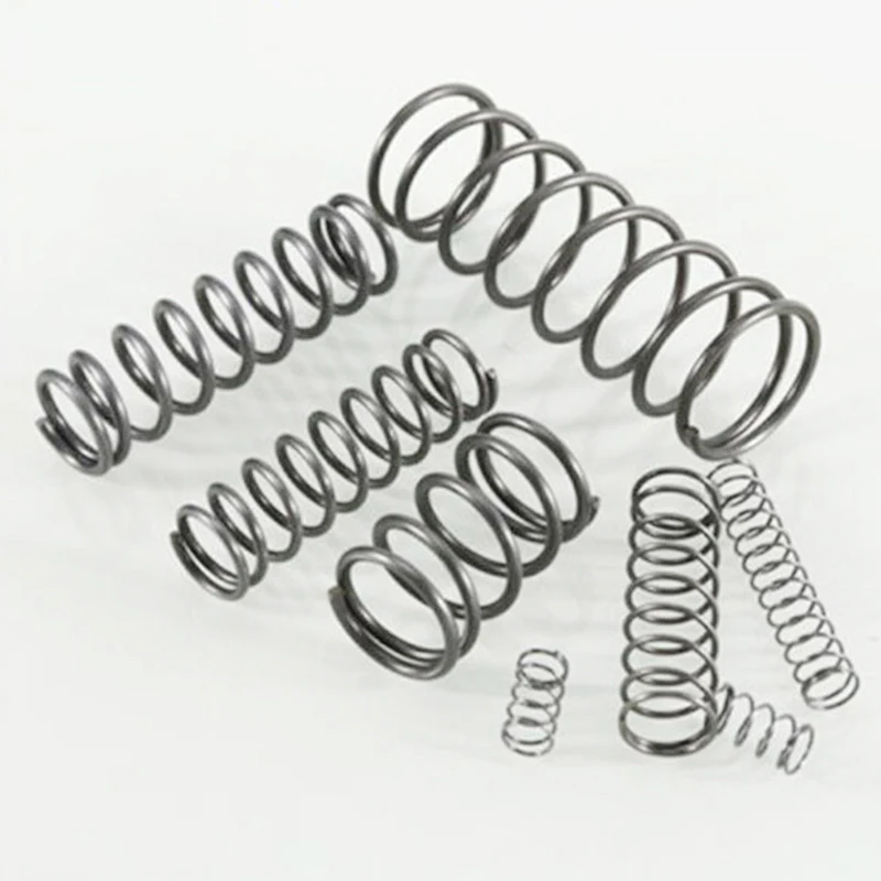 5PCS Wire Diameter 0.7mm Strong Spring Steel 65Mn Compression Spring OD 5mm-18mm Length 10mm~50mm Customizable