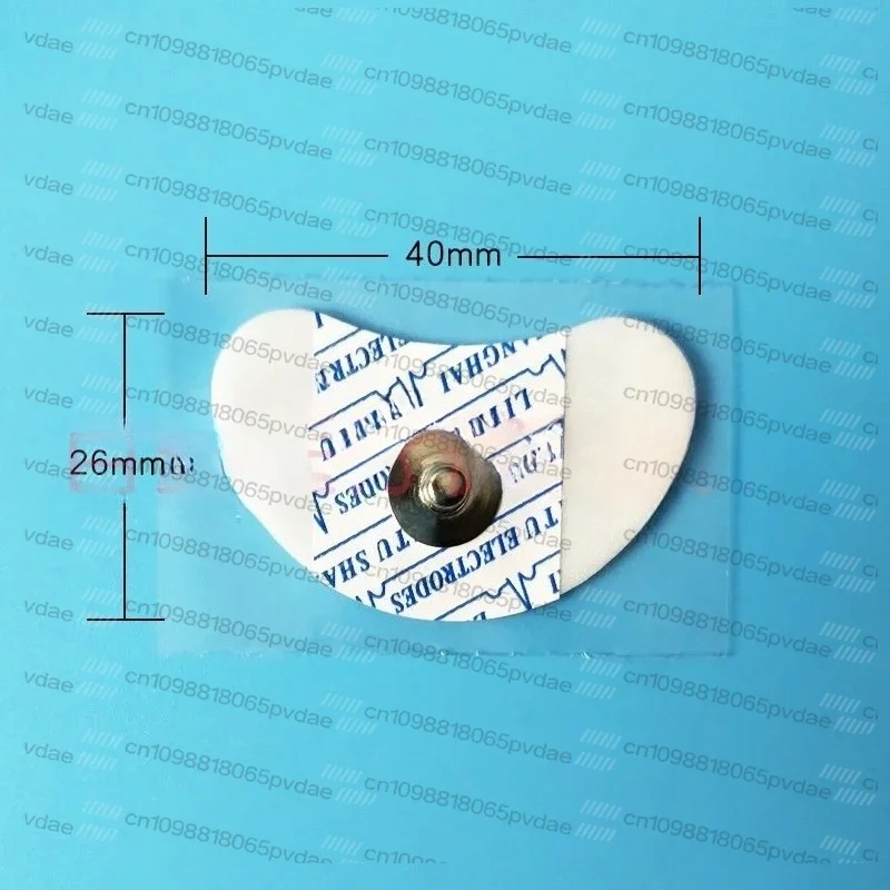 50pcs Self-adhesive Crescent Electrode of Button Patch EEG Bionic Electrical Stimulator