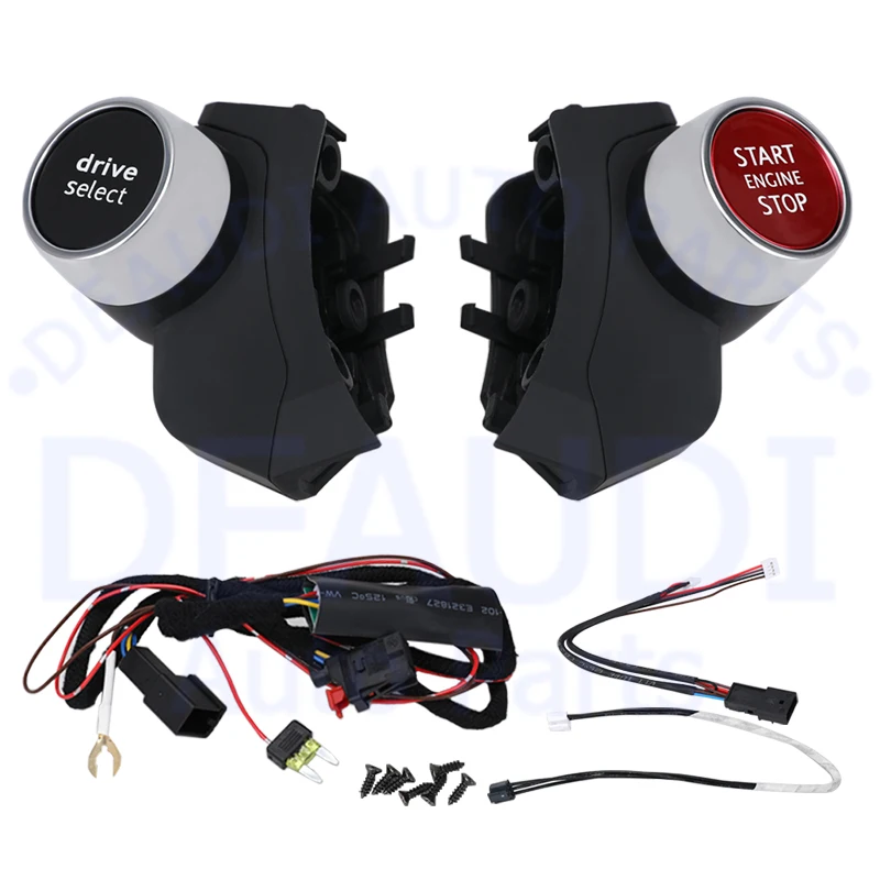 R8 Style Steering Wheel Engine Start Stop Switch Driving Mode Select Button Switch For Audi A3 A4 A5 A6 A7 A8 Q2