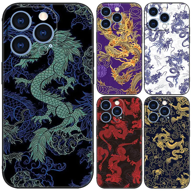 Unique Aesthetic Design Dragon Case For Samsung A05S A04S A04E A03E A02S A01 Core A10S A11 A20S A30S A20E A21S A50S A31 A40 A41