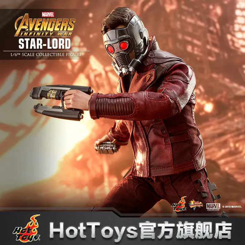 

Коллекционная фигурка Hot Toys Star-Lord в масштабе 1:6, Мстители 3: Стражи Галактики, военная модель для киноманов