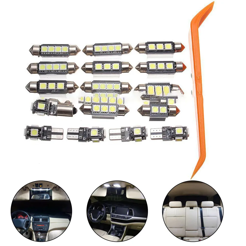 Auto LED Lighting LED Bulb Kit Cool To The Touch Effortless Installation Extended Usage Car Interior Upgrade Easy To Install