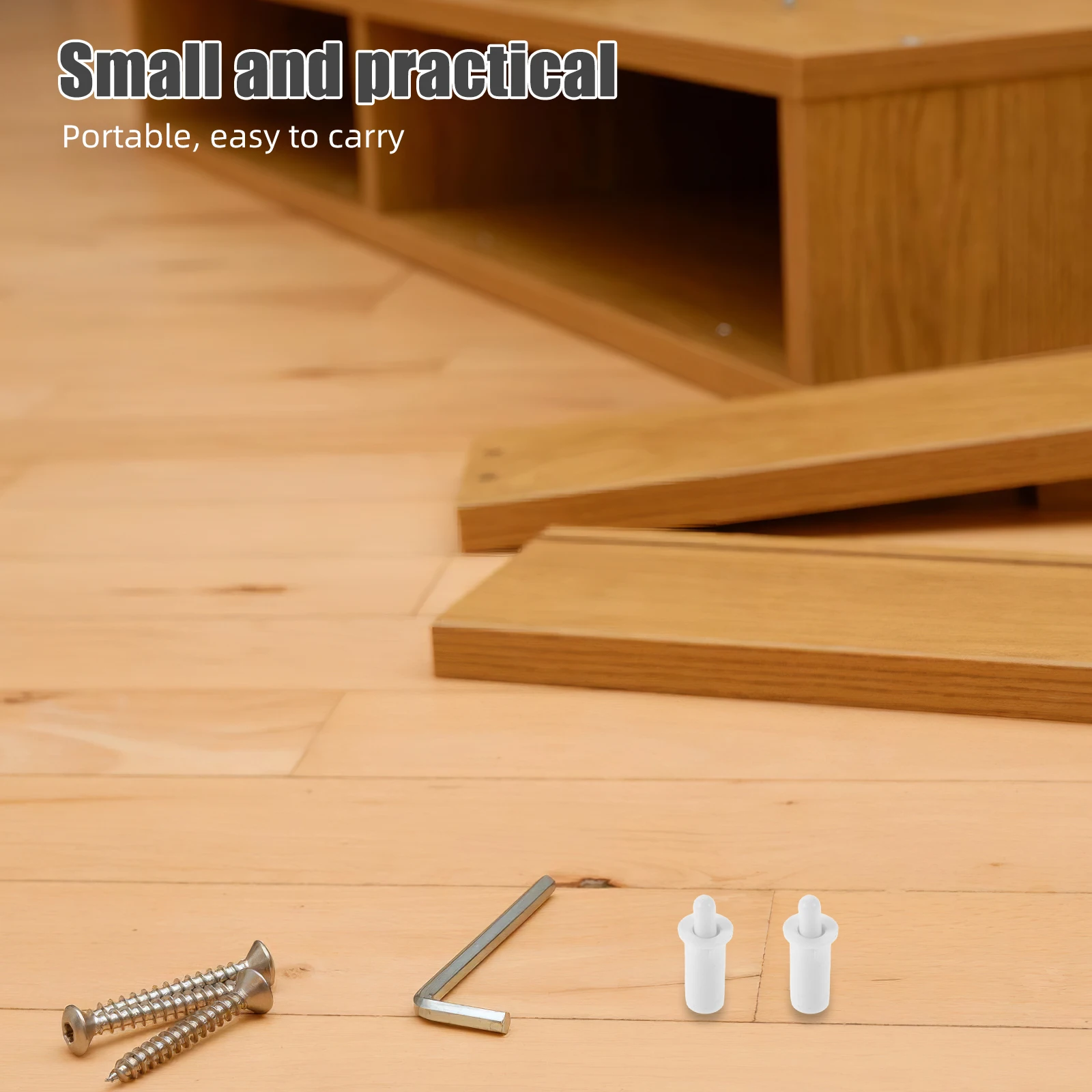 

50pcs Furniture Repair Accessories Cabinet Door Damper Replacement Pin Spring Loaded Shutter Repair Pins For Plantation Shutters