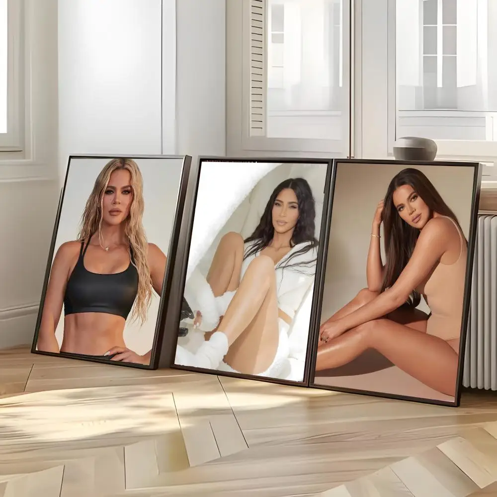Entertainer Khloe Kardashian Poster Distinct Home Decor Concepts Chic Indoor Art Pieces
