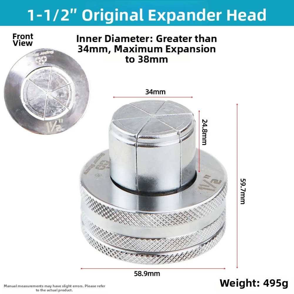 Hydraulic Pneumatic Tube Expander Tool for Easy Copper Pipe Expansion with Multiple Sizes and For Quick Change Chuck